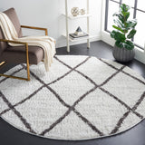 Safavieh Berber Shag 526 Flat Weave Polyester Shag - Contemporary Rug BER526F-7R