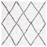 Safavieh Berber Shag 526 Flat Weave Polyester Shag - Contemporary Rug BER526F-7SQ