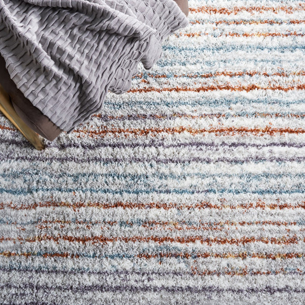 Safavieh Berber Shag 545 Flat Weave Polyester Shag - Contemporary Rug BER545A-9