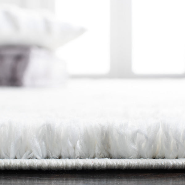 Safavieh Berber Shag 563 Shag - Contemporary Power Loomed Rug Ivory / Light Grey BER563F-7