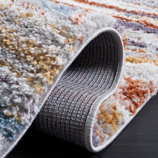 Safavieh Berber Shag 565 Flat Weave Polyester Shag - Contemporary Rug BER565A-5