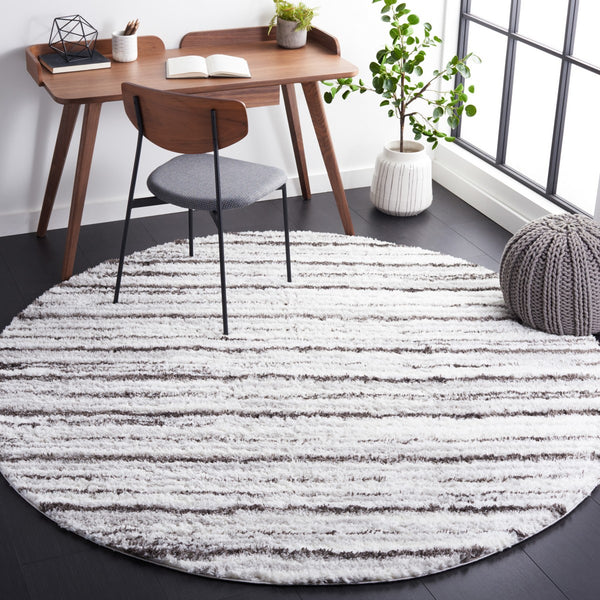 Safavieh Berber Shag 565 Flat Weave Polyester Shag - Contemporary Rug BER565F-7R
