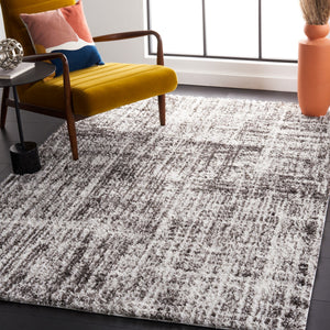 Safavieh Berber Shag 569 Shag - Contemporary Flat Weave Rug Grey / Dark Grey BER569F-8SQ