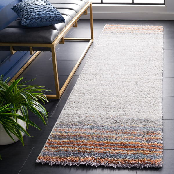 Safavieh Berber Shag 571 Flat Weave Polyester Shag - Contemporary Rug BER571A-9