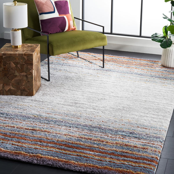 Safavieh Berber Shag 571 Flat Weave Polyester Shag - Contemporary Rug BER571A-9
