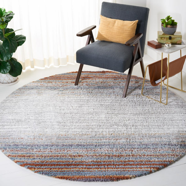 Safavieh Berber Shag 571 Flat Weave Polyester Shag - Contemporary Rug BER571A-9