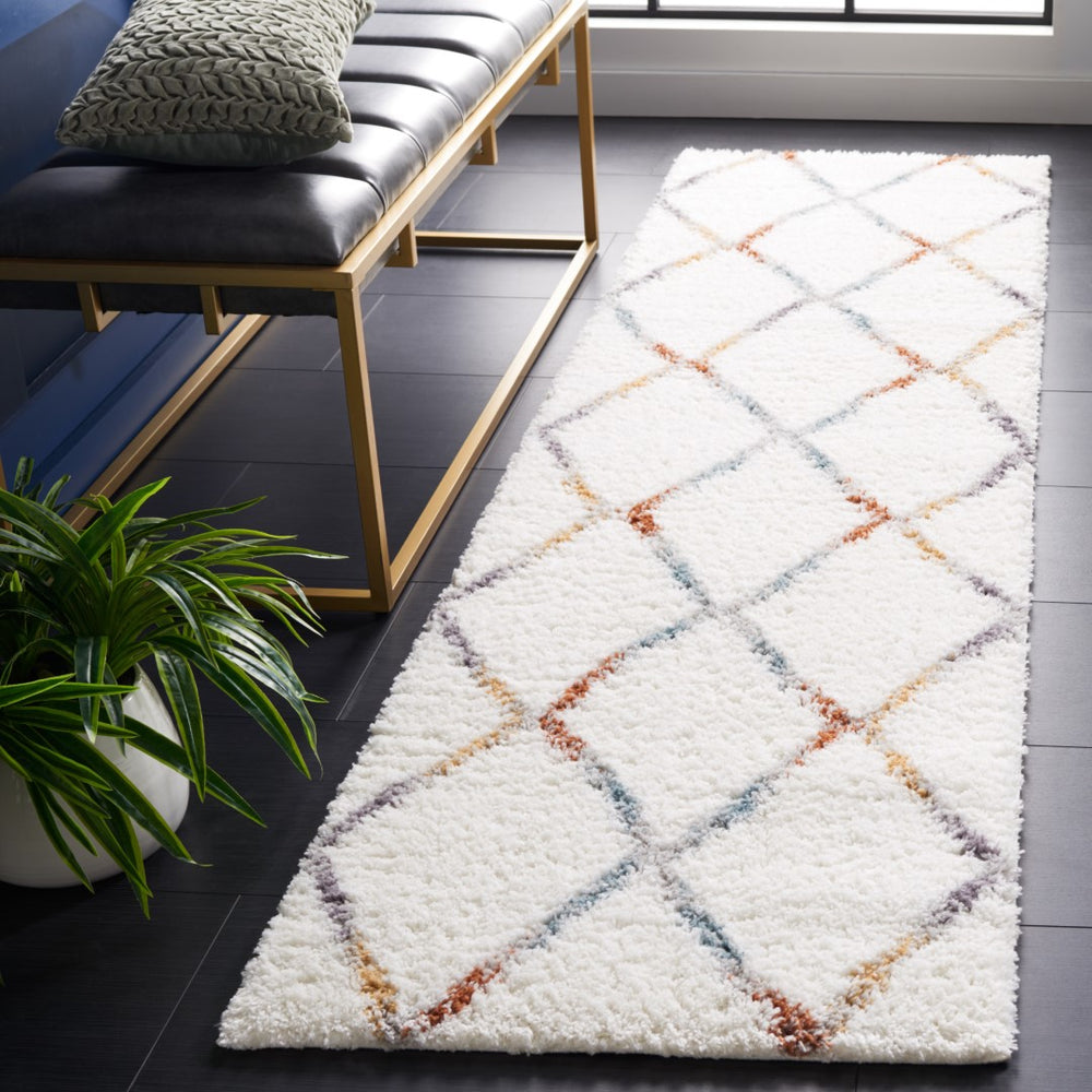 Safavieh Berber Shag 573 Flat Weave Polyester Shag - Contemporary Rug BER573A-9