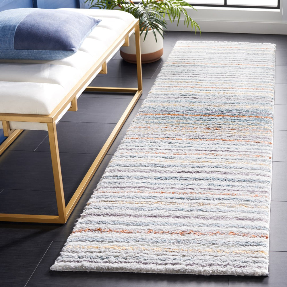 Safavieh Berber Shag 587 Flat Weave Polyester Shag - Contemporary Rug BER587A-9