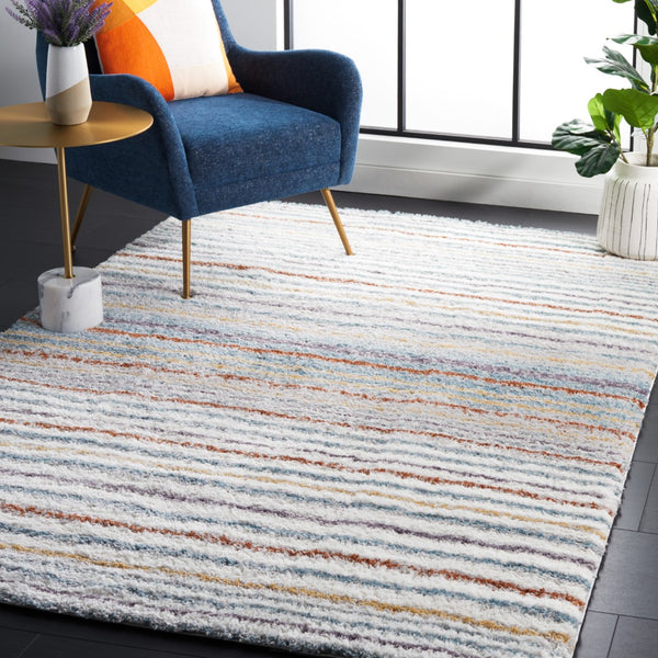 Safavieh Berber Shag 587 Flat Weave Polyester Shag - Contemporary Rug BER587A-9