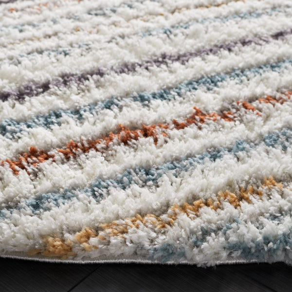 Safavieh Berber Shag 587 Flat Weave Polyester Shag - Contemporary Rug BER587A-9