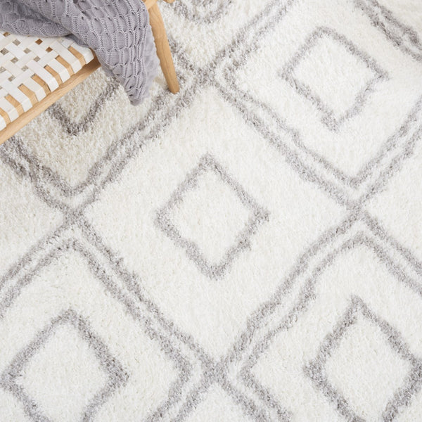 Safavieh Berber Shag 589 Flat Weave Polyester Shag - Contemporary Rug BER589A-9