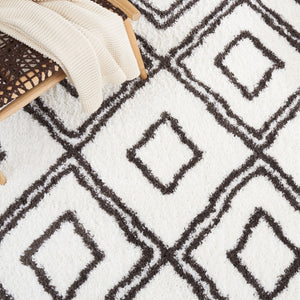 Safavieh Berber Shag 589 Flat Weave Polyester Shag - Contemporary Rug BER589B-9