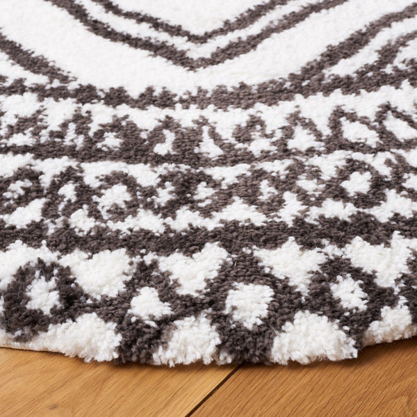 Safavieh Berber Shag 589 Flat Weave Polyester Shag - Contemporary Rug BER589B-9