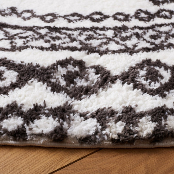 Safavieh Berber Shag 591 Flat Weave Polyester Shag - Contemporary Rug BER591A-9