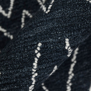 AMER Rugs Berlin BER-6 Hand-Hooked Geometric Farmhouse Area Rug Charcoal 9' x 13'