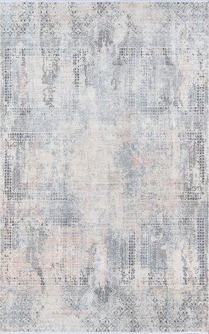 Momeni Bergen BGN-1 Machine Made Contemporary Abstract Indoor Area Rug Blue 10' x 13'1" BERGEBGN-1BLUA0D1