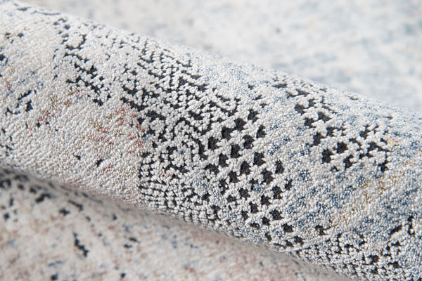 Momeni Bergen BGN-1 Machine Made Contemporary Abstract Indoor Area Rug Blue 10' x 13'1" BERGEBGN-1BLUA0D1