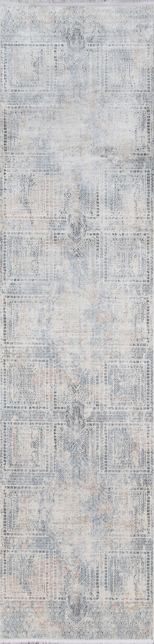 Momeni Bergen BGN-1 Machine Made Contemporary Abstract Indoor Area Rug Blue 10' x 13'1" BERGEBGN-1BLUA0D1