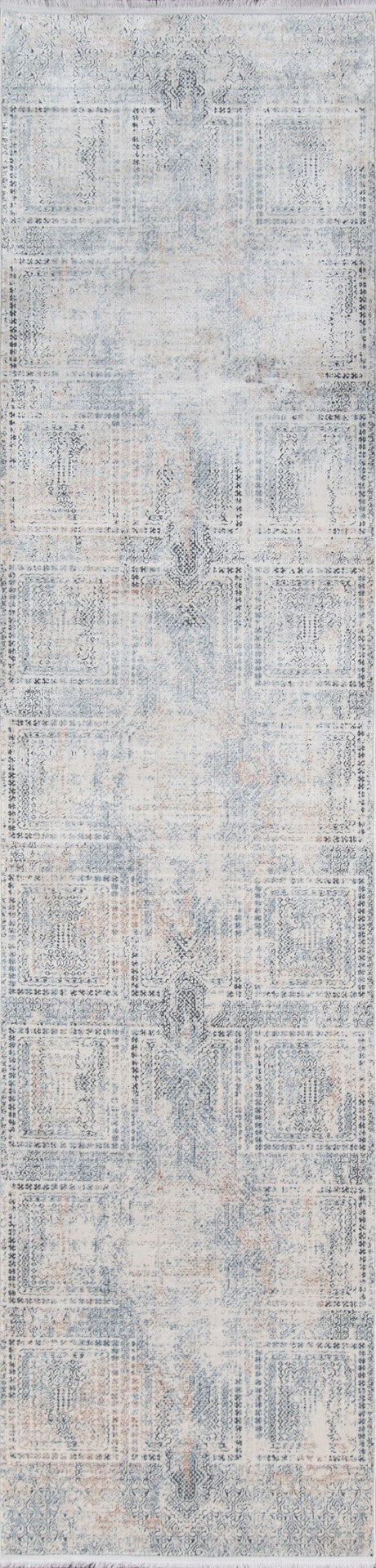 Momeni Bergen BGN-1 Machine Made Contemporary Abstract Indoor Area Rug Blue 10' x 13'1" BERGEBGN-1BLUA0D1