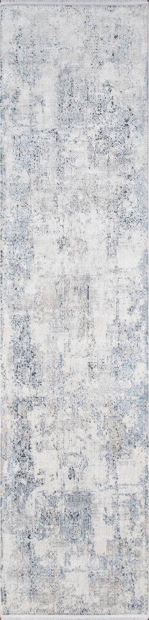 Momeni Bergen BGN-3 Machine Made Contemporary Abstract Indoor Area Rug Blue 10' x 13'1" BERGEBGN-3BLUA0D1