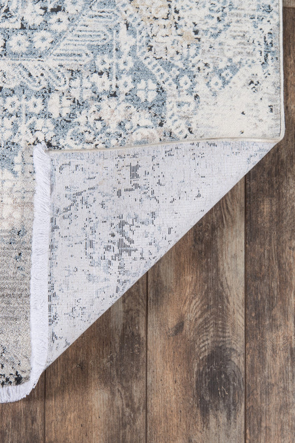 Momeni Bergen BGN-3 Machine Made Contemporary Abstract Indoor Area Rug Blue 10' x 13'1" BERGEBGN-3BLUA0D1