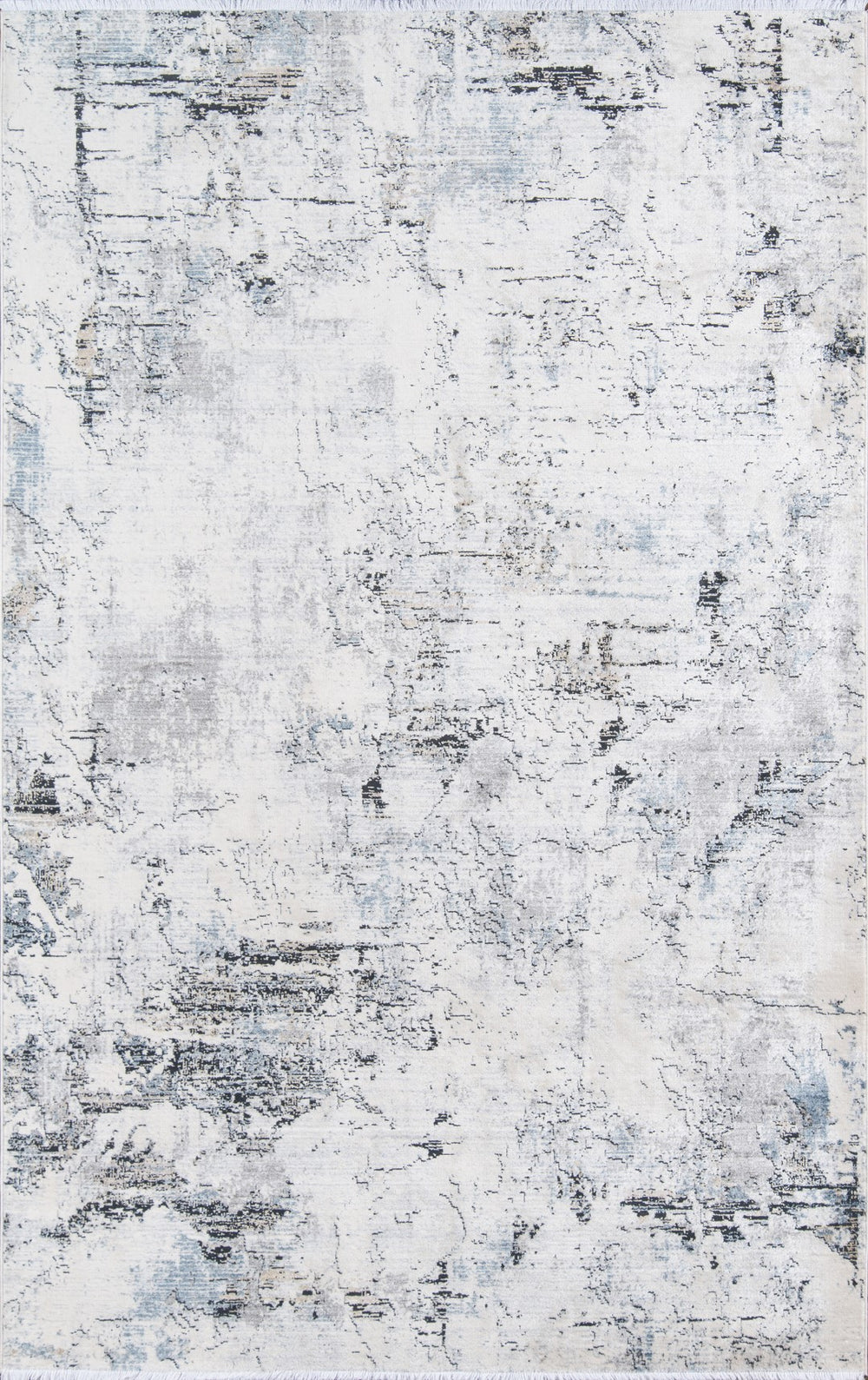 Momeni Bergen BGN-5 Machine Made Contemporary Abstract Indoor Area Rug Ivory 10' x 13'1" BERGEBGN-5IVYA0D1