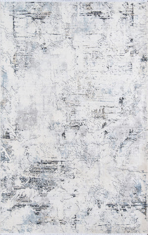 Momeni Bergen BGN-5 Machine Made Contemporary Abstract Indoor Area Rug Ivory 10' x 13'1" BERGEBGN-5IVYA0D1