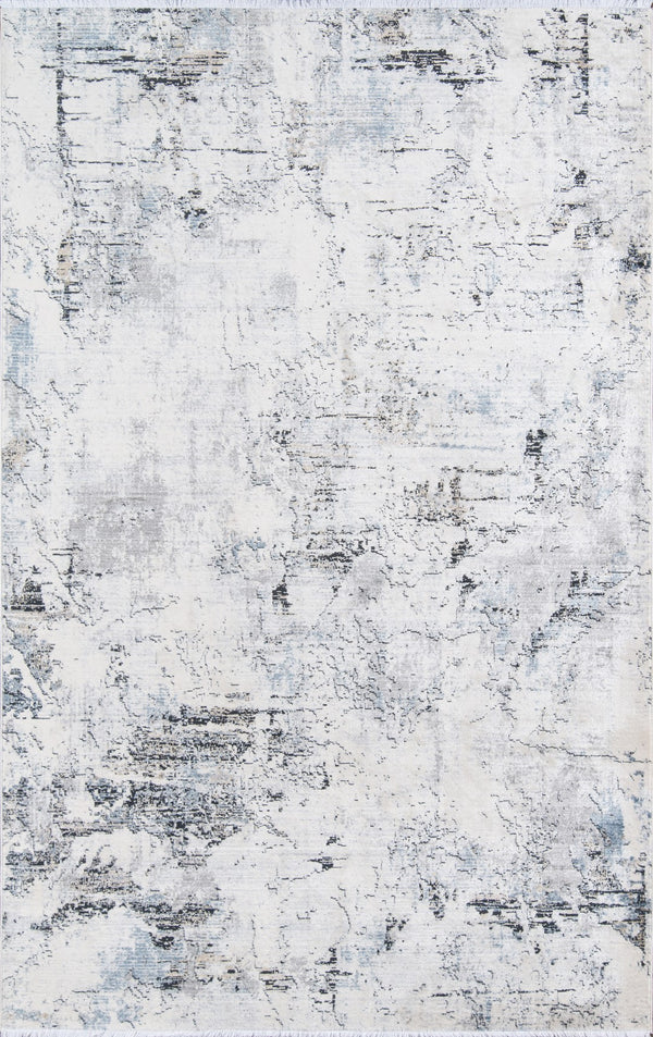 Momeni Bergen BGN-5 Machine Made Contemporary Abstract Indoor Area Rug Ivory 10' x 13'1" BERGEBGN-5IVYA0D1