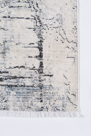 Momeni Bergen BGN-5 Machine Made Contemporary Abstract Indoor Area Rug Ivory 10' x 13'1" BERGEBGN-5IVYA0D1