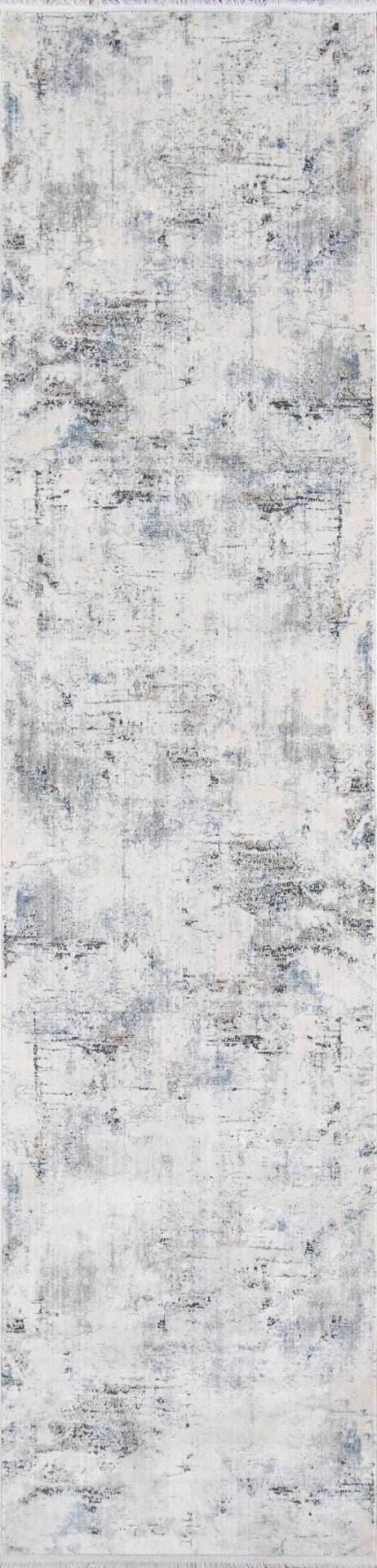 Momeni Bergen BGN-5 Machine Made Contemporary Abstract Indoor Area Rug Ivory 10' x 13'1" BERGEBGN-5IVYA0D1