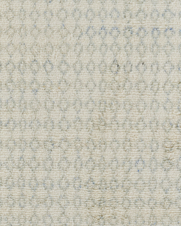 Momeni Berkeley BRK-1 Hand Knotted Transitional Geometric Indoor Area Rug Ivory 9' x 12' BERKLBRK-1IVY90C0