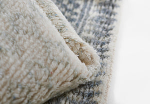 Momeni Berkeley BRK-1 Hand Knotted Transitional Geometric Indoor Area Rug Ivory 9' x 12' BERKLBRK-1IVY90C0