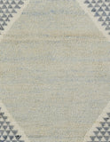 Momeni Berkeley BRK-2 Hand Knotted Transitional Geometric Indoor Area Rug Ivory 9' x 12' BERKLBRK-2IVY90C0