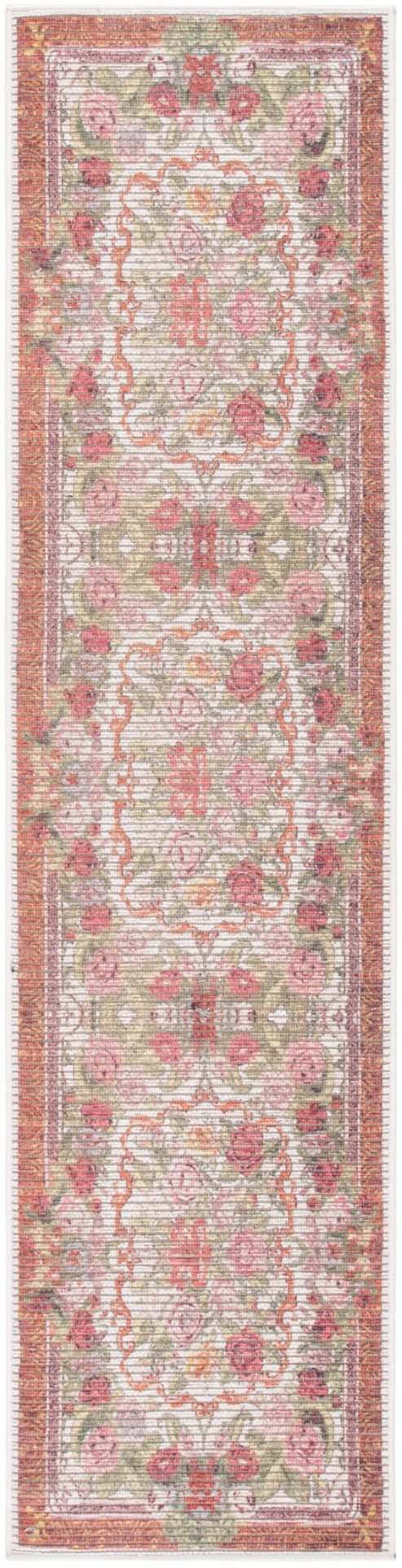 Safavieh Besarabian 220 Traditional Power Loomed Rug Ivory / Sage Rust BES220A-7SQ