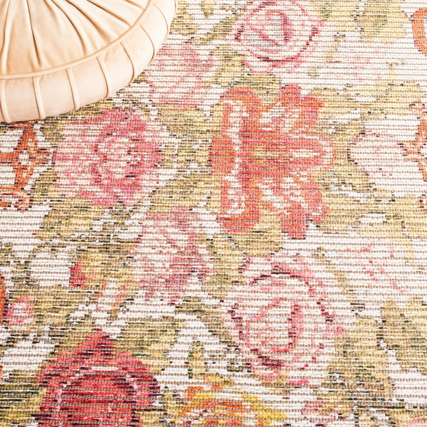 Safavieh Besarabian 220 Traditional Power Loomed Rug Ivory / Sage Rust BES220A-9