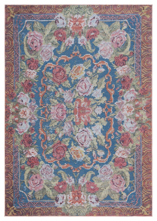 Safavieh Besarabian 220 Traditional Power Loomed Rug Blue / Sage Rust BES220M-9