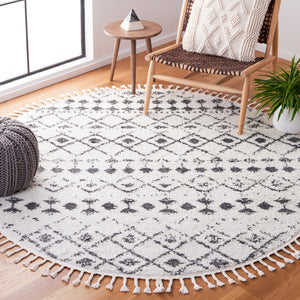 Safavieh Berber Fringe Shag 516 Power Loomed 80% Polypropylene/20% Polyester Shag & Flokati Rug BFG516A-9SQ