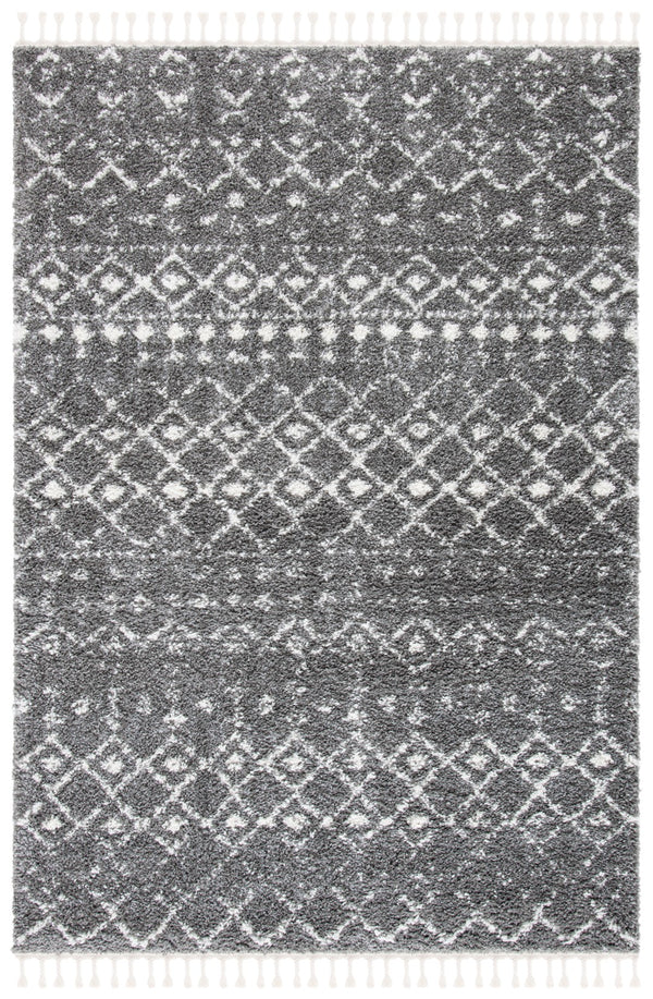 Safavieh Berber Fringe Shag 516 Power Loomed 80% Polypropylene/20% Polyester Shag & Flokati Rug BFG516F-5SQ