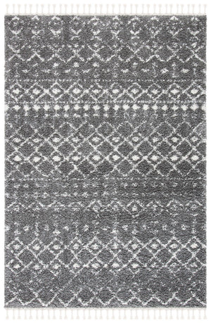 Safavieh Berber Fringe Shag 516 80% Polypropylene + 20% Polyester Power Loomed Shag & Flokati Rug BFG516F-3SQ