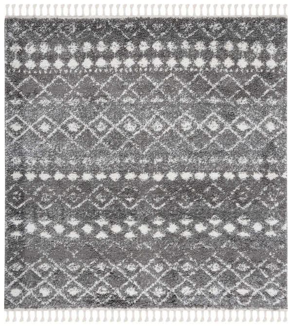 Safavieh Berber Fringe Shag 516 Power Loomed 80% Polypropylene/20% Polyester Shag & Flokati Rug BFG516F-5SQ