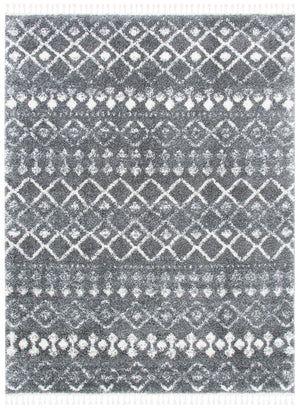 Safavieh Berber Fringe Shag 516 Power Loomed 80% Polypropylene/20% Polyester Shag & Flokati Rug BFG516F-5SQ