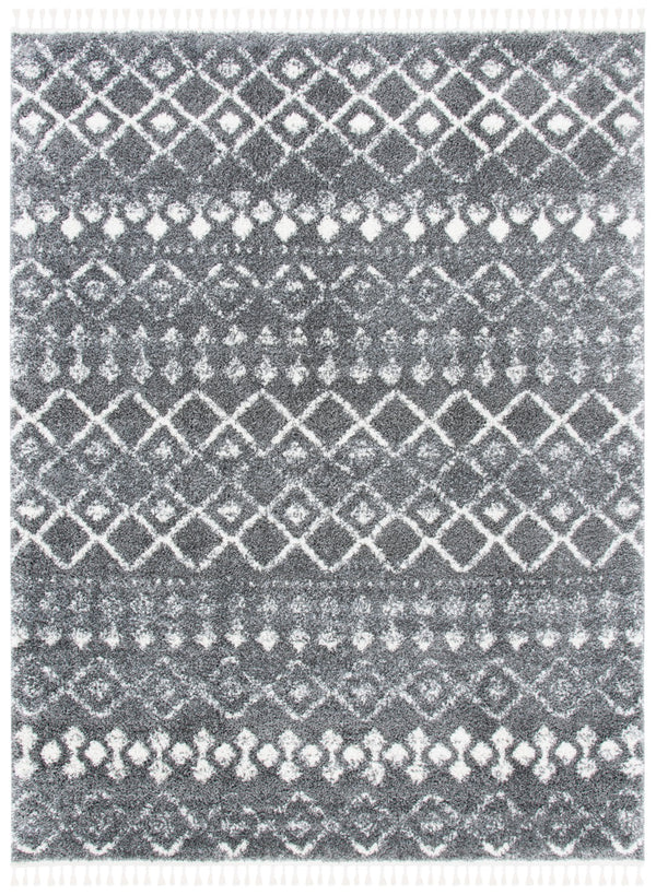 Safavieh Berber Fringe Shag 516 Power Loomed 80% Polypropylene/20% Polyester Shag & Flokati Rug BFG516F-5SQ