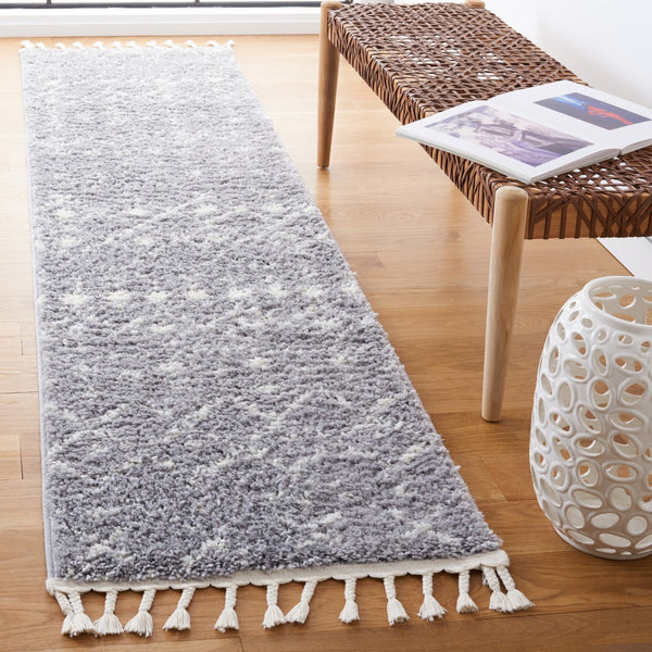 Safavieh Berber Fringe Shag 516 Power Loomed 80% Polypropylene/20% Polyester Shag & Flokati Rug BFG516G-6