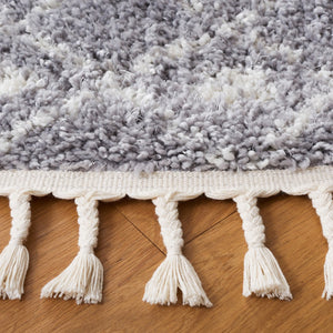 Safavieh Berber Fringe Shag 516 Power Loomed 80% Polypropylene/20% Polyester Shag & Flokati Rug BFG516G-6