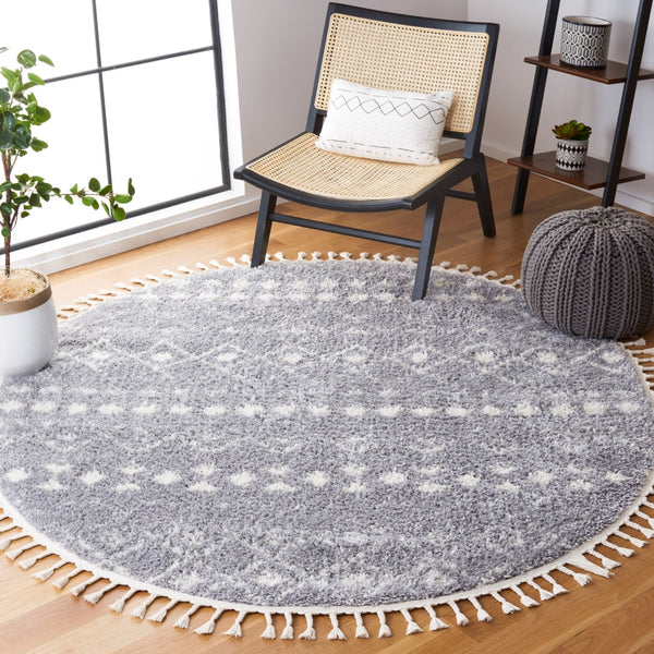Safavieh Berber Fringe Shag 516 Power Loomed 80% Polypropylene/20% Polyester Shag & Flokati Rug BFG516G-6