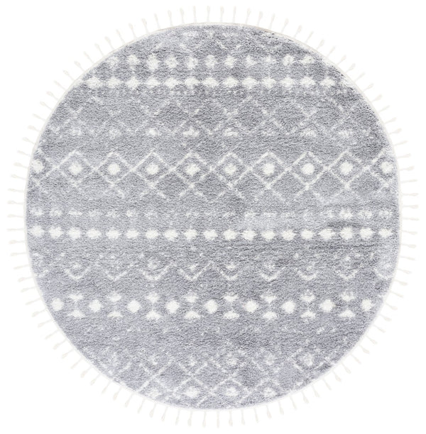 Safavieh Berber Fringe Shag 516 Power Loomed 80% Polypropylene/20% Polyester Shag & Flokati Rug BFG516G-6