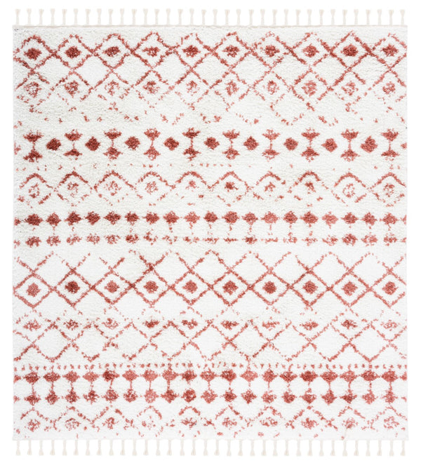 Safavieh Berber Fringe Shag 516 Power Loomed 80% Polypropylene/20% Polyester Shag & Flokati Rug BFG516P-7SQ