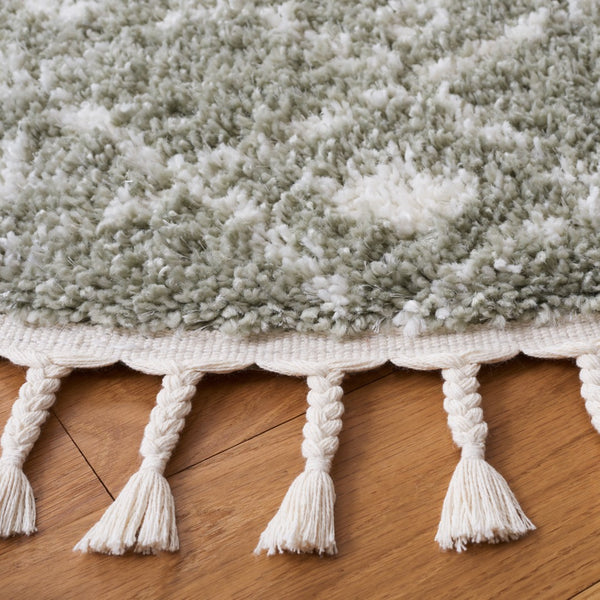 Safavieh Berber Fringe Shag 516 Power Loomed 80% Polypropylene/20% Polyester Shag & Flokati Rug BFG516W-6