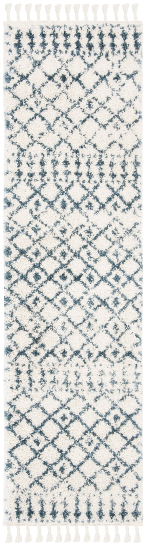 Safavieh Berber Fringe Shag 519 Power Loomed 80% Polypropylene/20% Polyester Shag & Flokati Rug BFG519A-5SQ