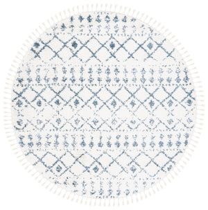 Safavieh Berber Fringe Shag 519 Power Loomed 80% Polypropylene/20% Polyester Shag & Flokati Rug BFG519A-5SQ